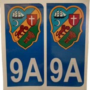 Magnet 9A pour plaque d'immatriculation