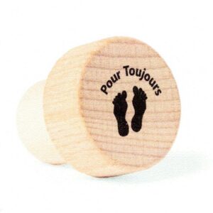 Bouchon en bois réutilisable