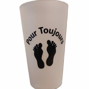 Timbale réutilisable "Pieds-Noirs pour toujours"